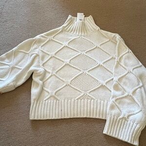 Banana Republic Chunky Cropped Sweater.